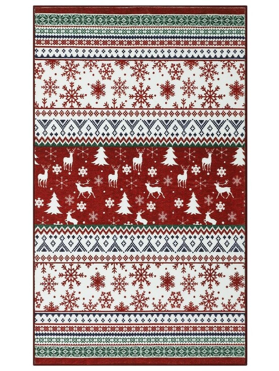 Other - Christmas Area Rug: Machine Washable